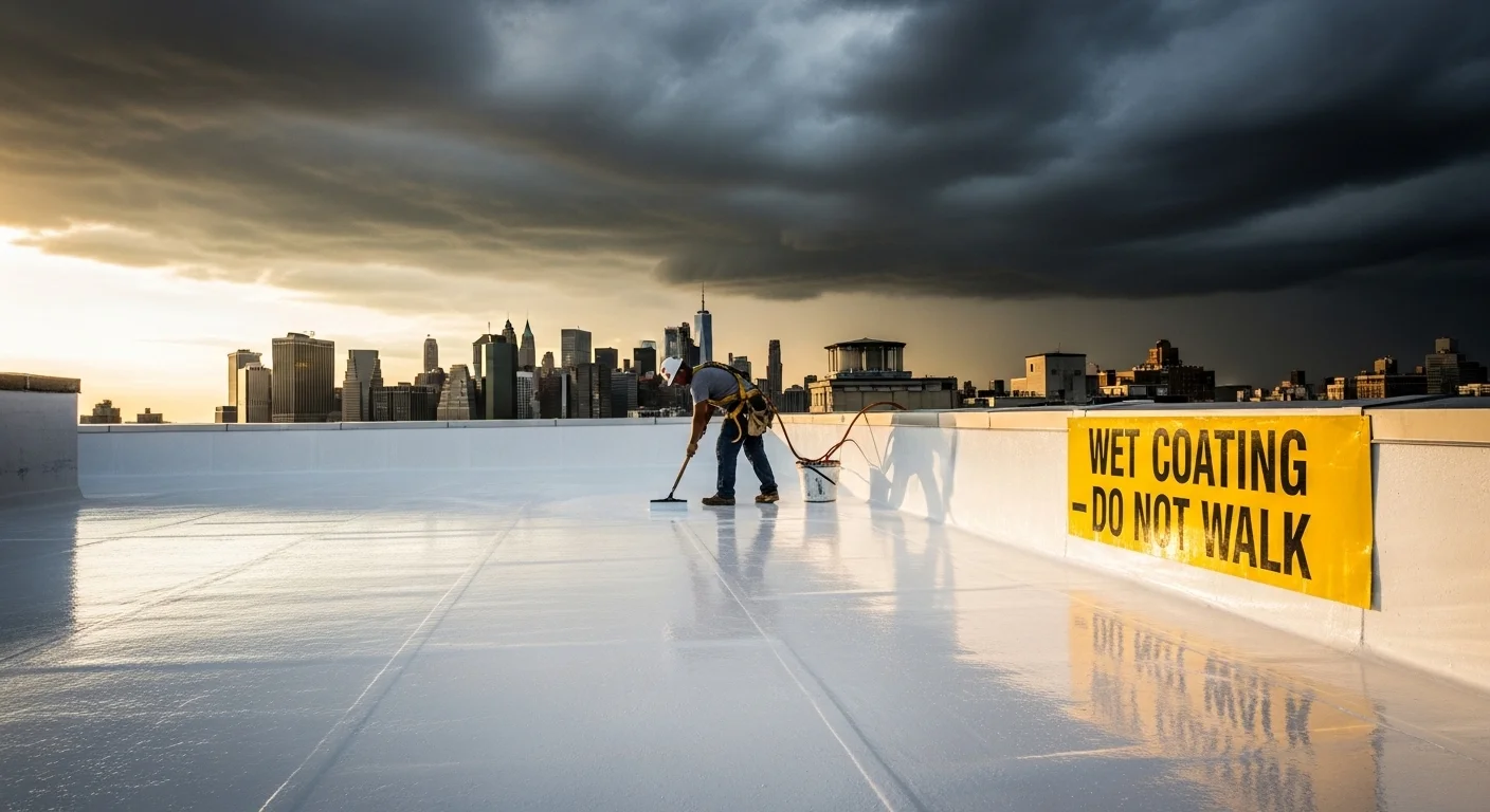 How Long Does Roof Coating Need to Dry Before Rain