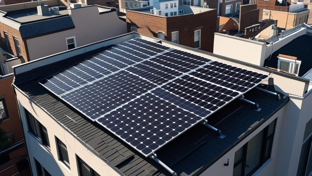 Solar roofing on Seaford