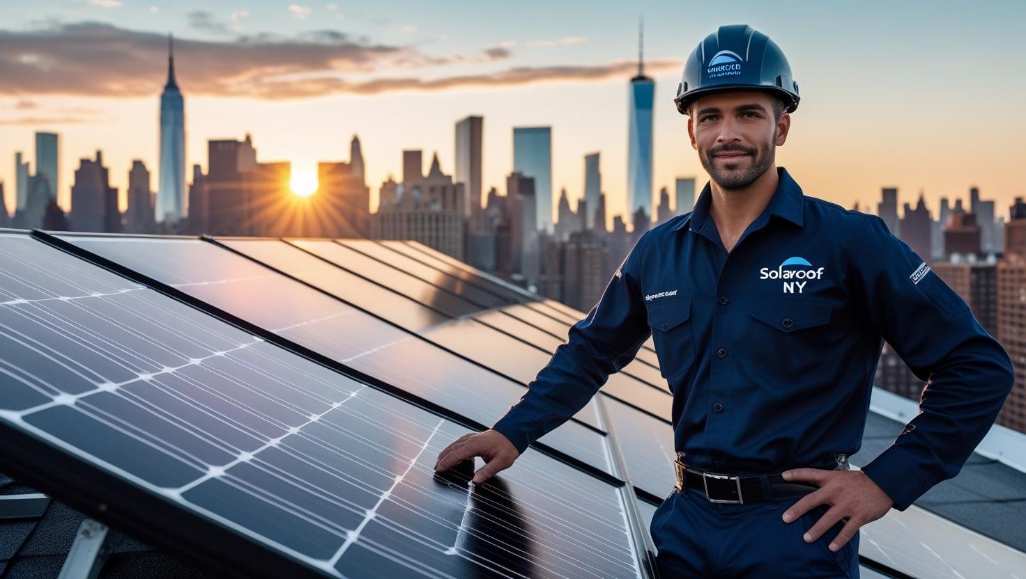 commercial solar roofing services in Greenpoint