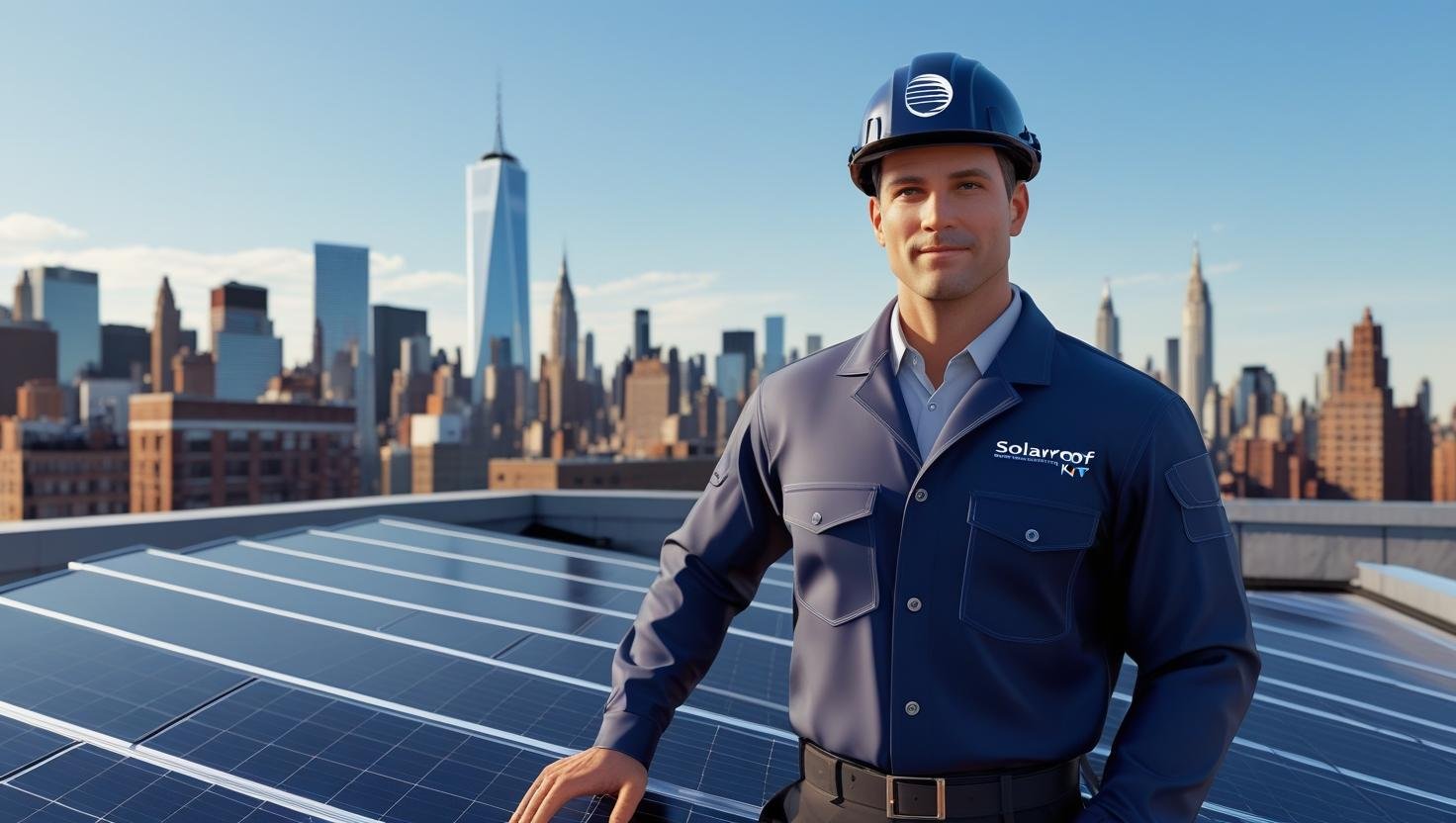 residential solar roofing services in Greenpoint