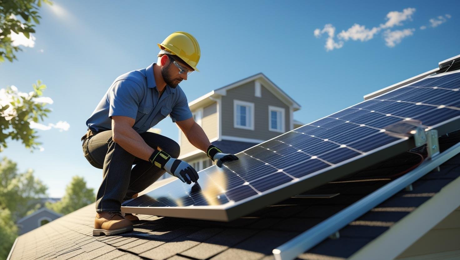 solar roofing contractors in Melville