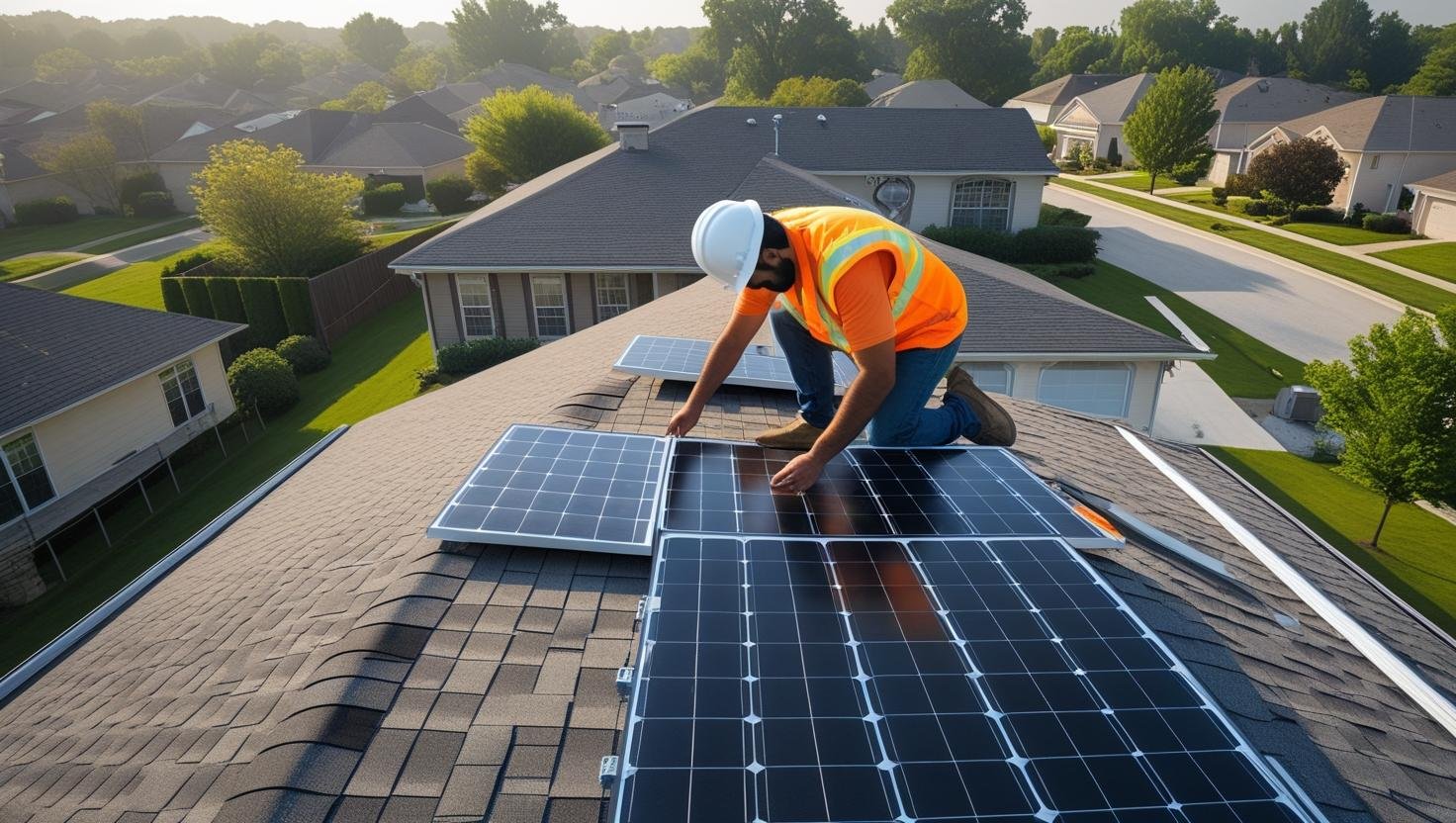 Commercial Solar Roofing Services in Levittown