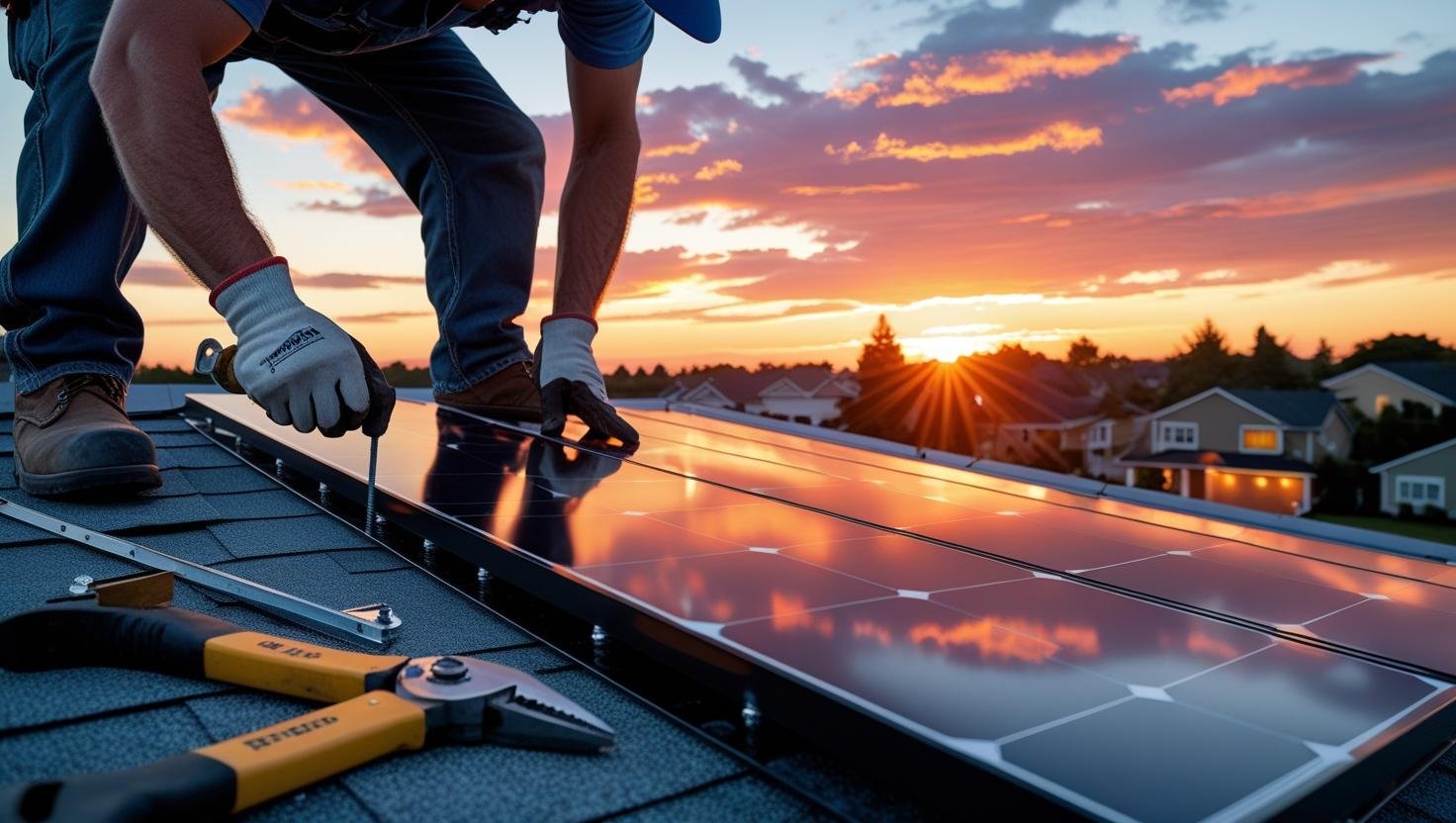 Professional Commercial Solar Roofing Services in islip