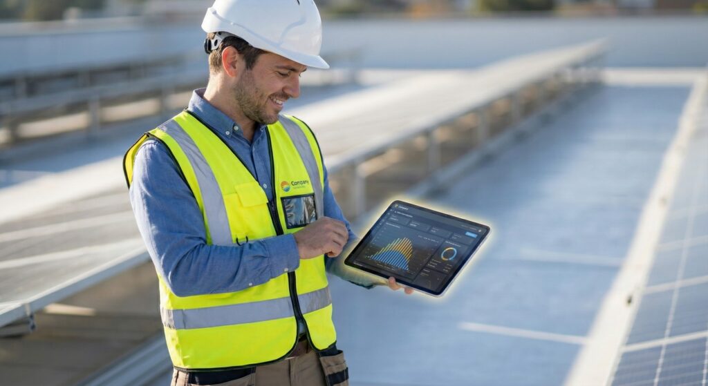 Solar energy production calculation and data monitoring