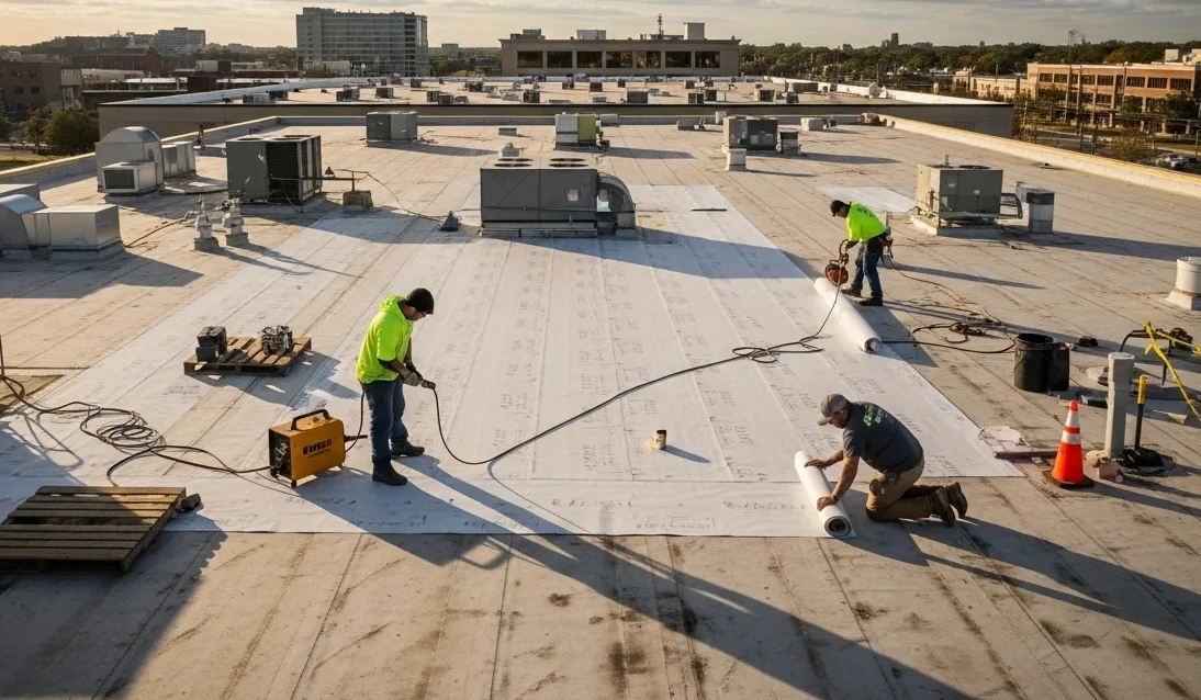 commercial roofing contractor in long beach
