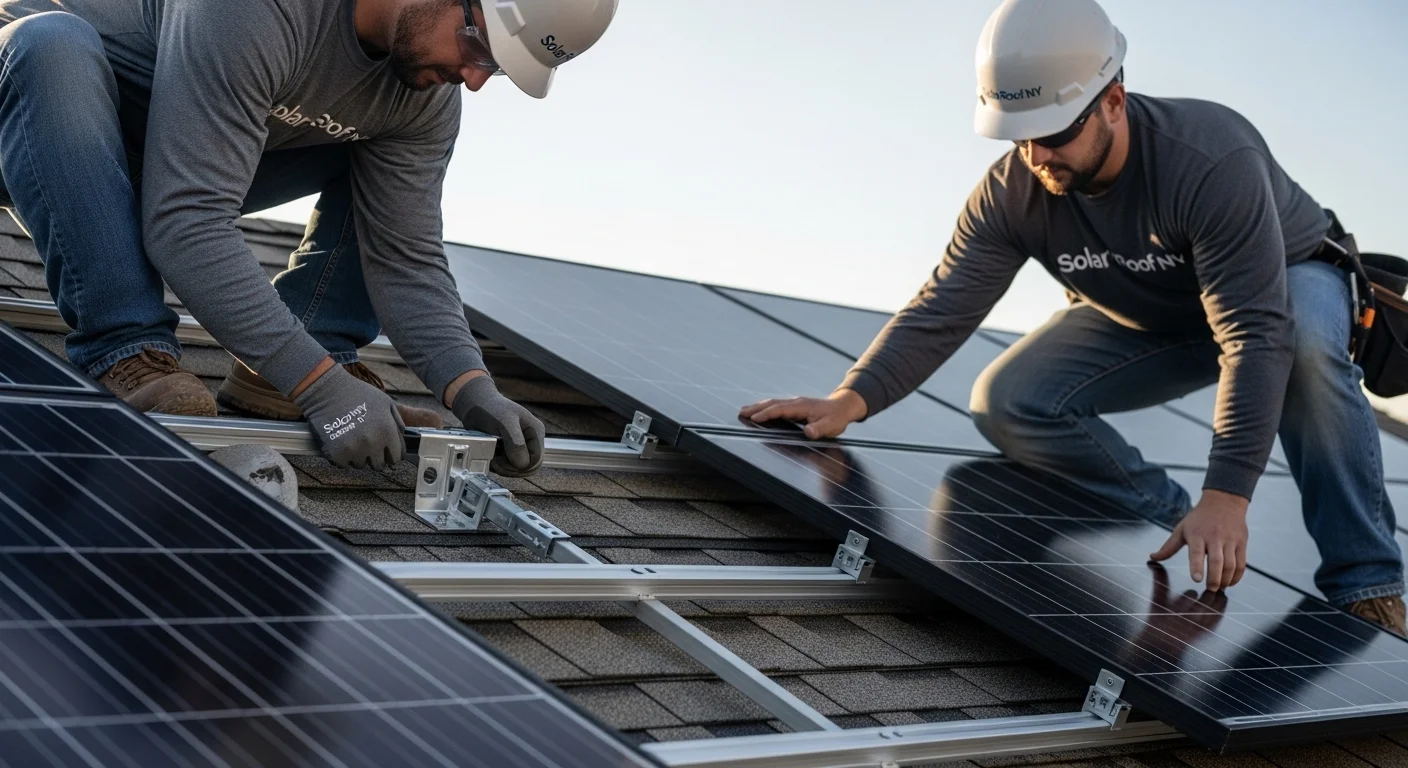 residential solar panel melville