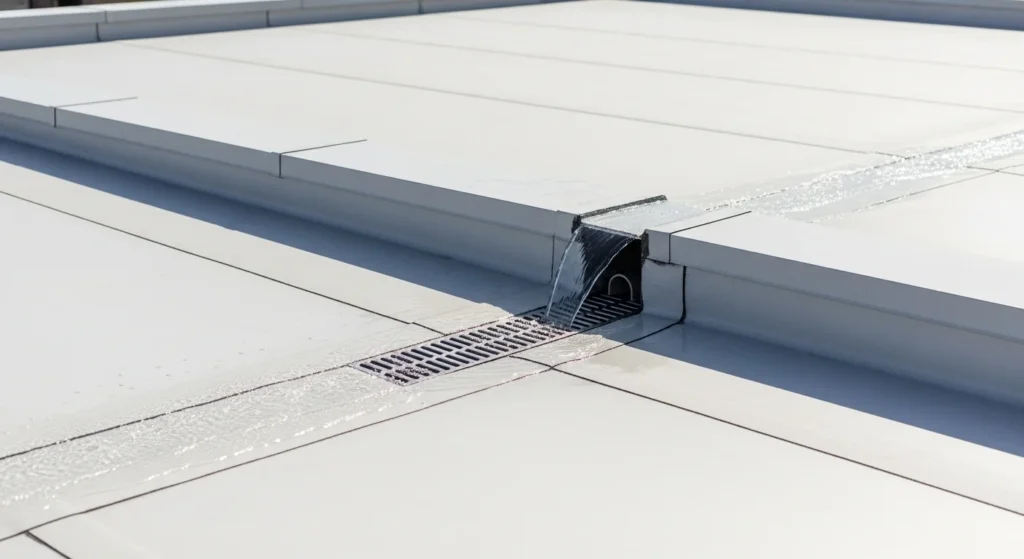 Drainage Engineered flat roofing
