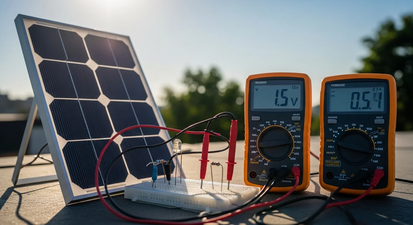 Evaluate Solar Panel Power Output under Real World Conditions