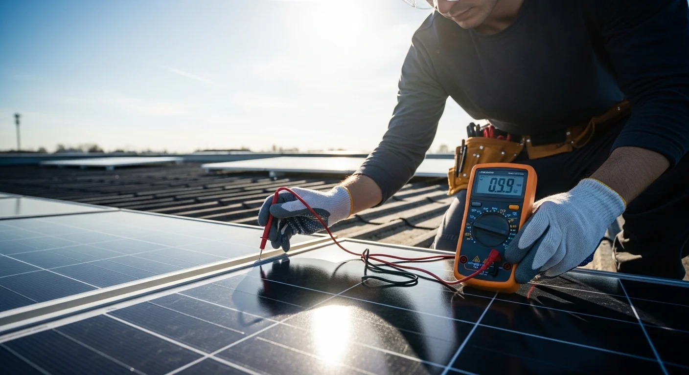 Measure Open Circuit Voltage Voc Correctly