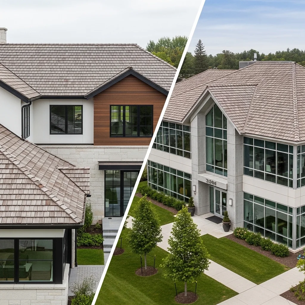 Residential & Commercial Fit cedar roofing