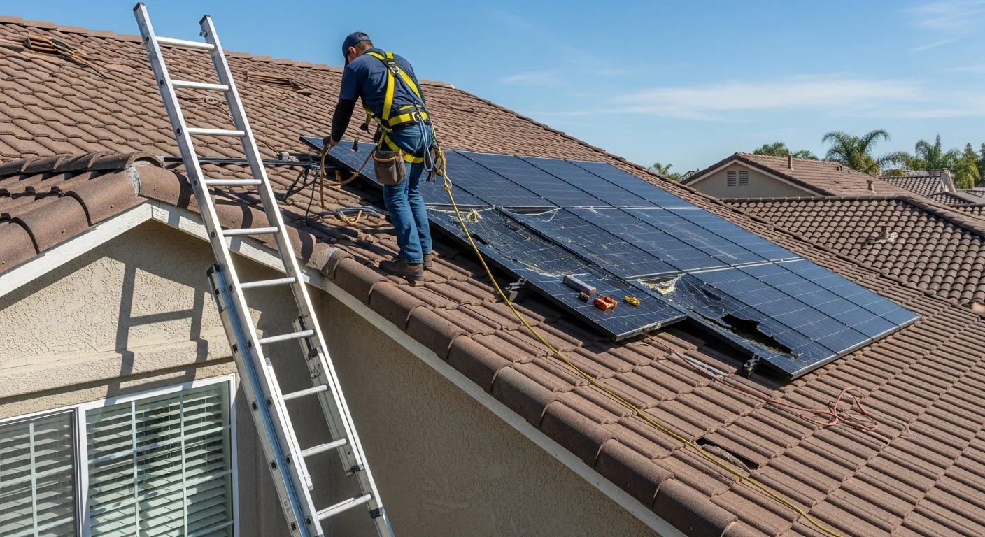 Residential Solar Panel Repair