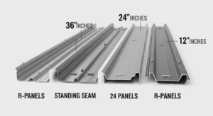 Standard Widths of Metal Roofing Panels