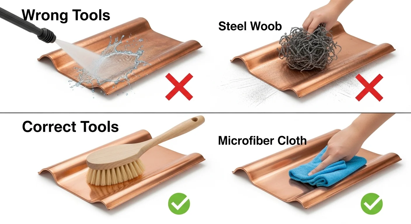 The Critical Importance of Avoiding Abrasive Tools and Harsh Acids