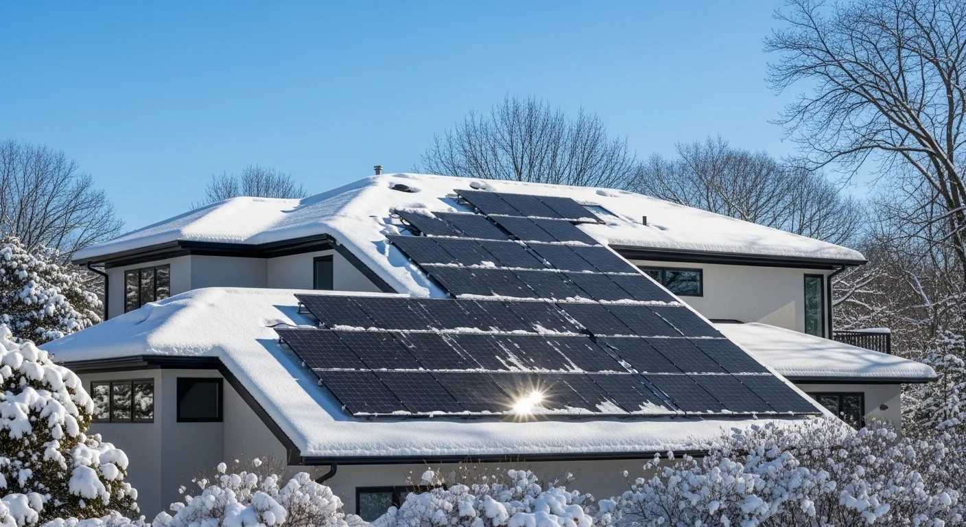 The Efficiency of Solar Panels in Cold New York Winters