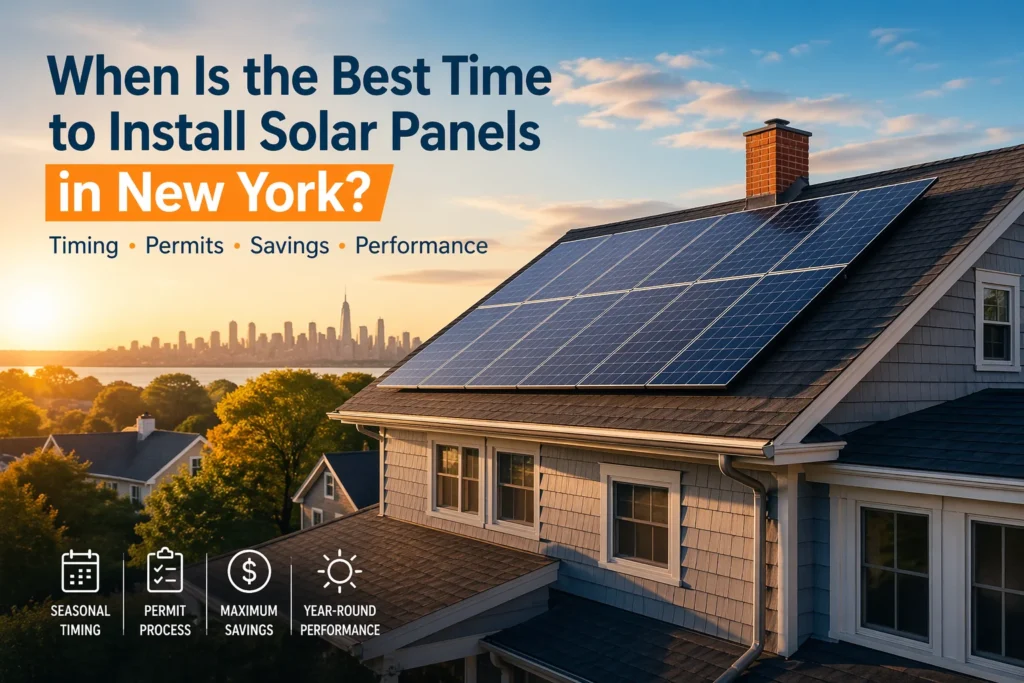 When Is the Best Time to Install Solar Panels in New York