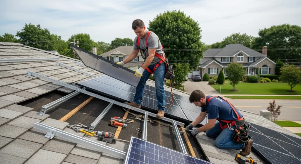 remove and replace solar long island