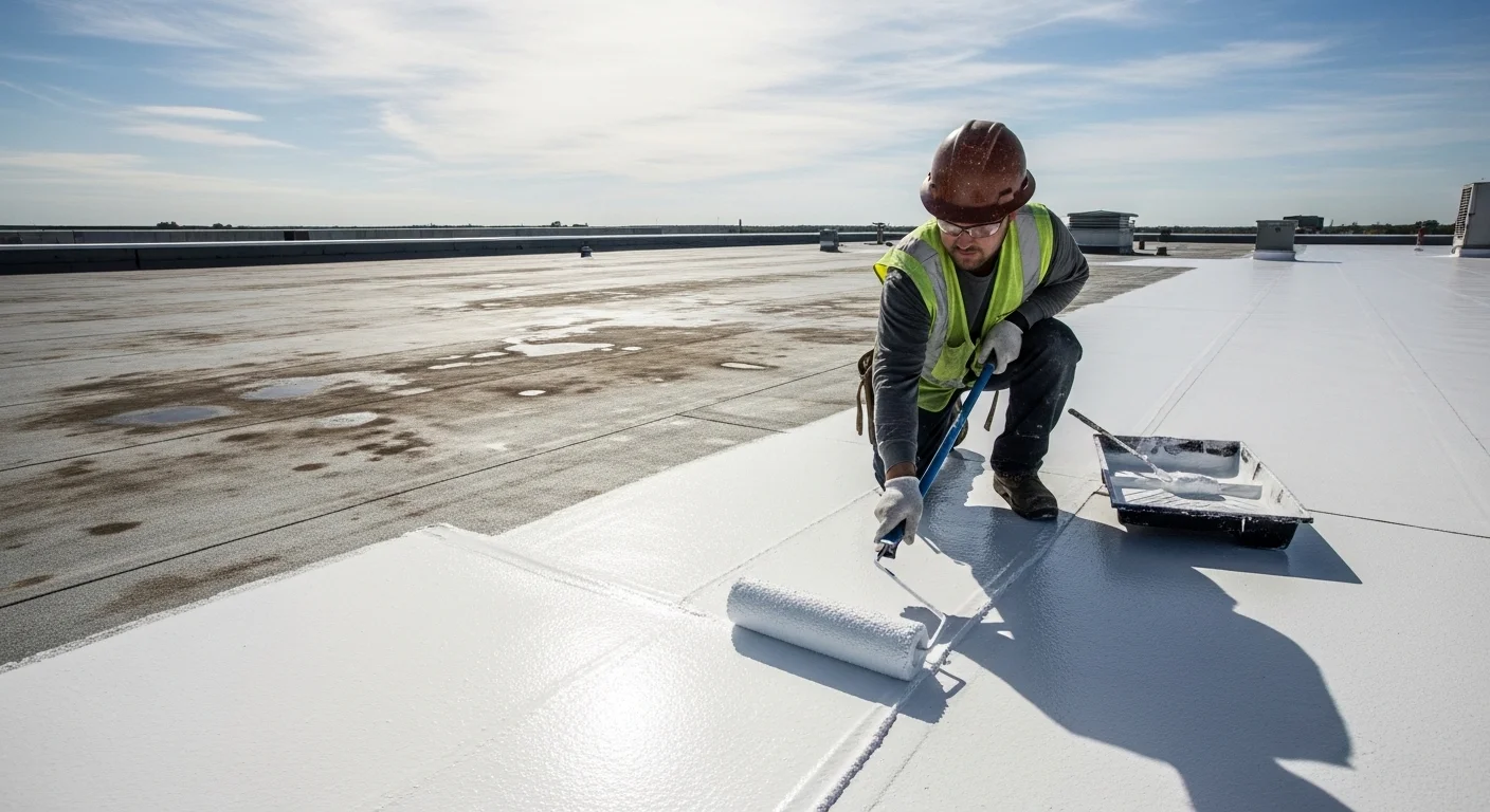 roof coating and rainy weather