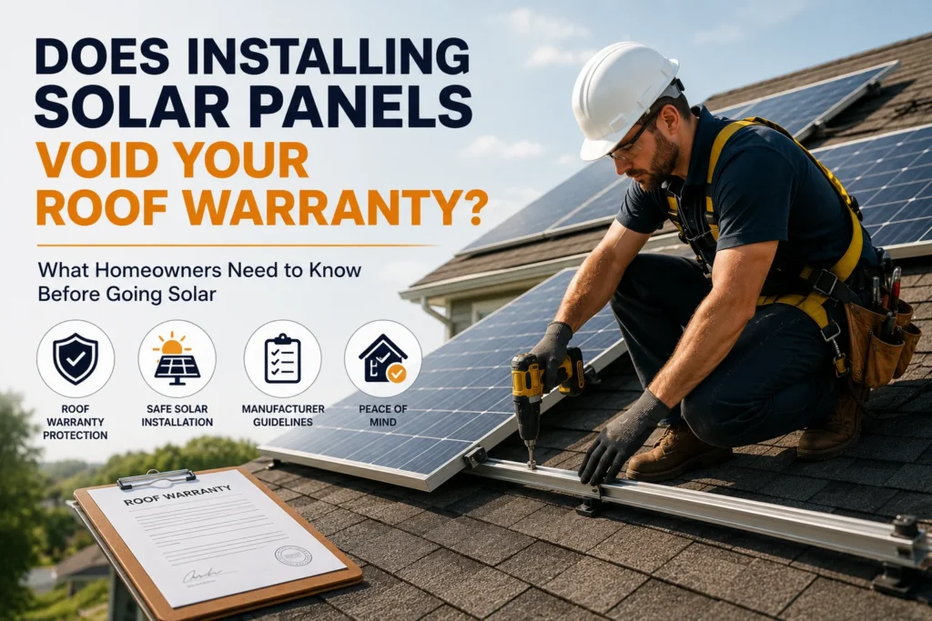 Does Installing Solar Panels Void Your Roof Warranty