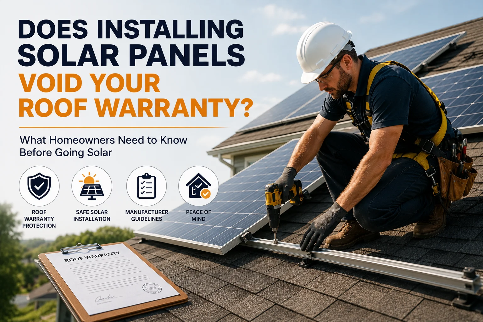 Does Installing Solar Panels Void Your Roof Warranty
