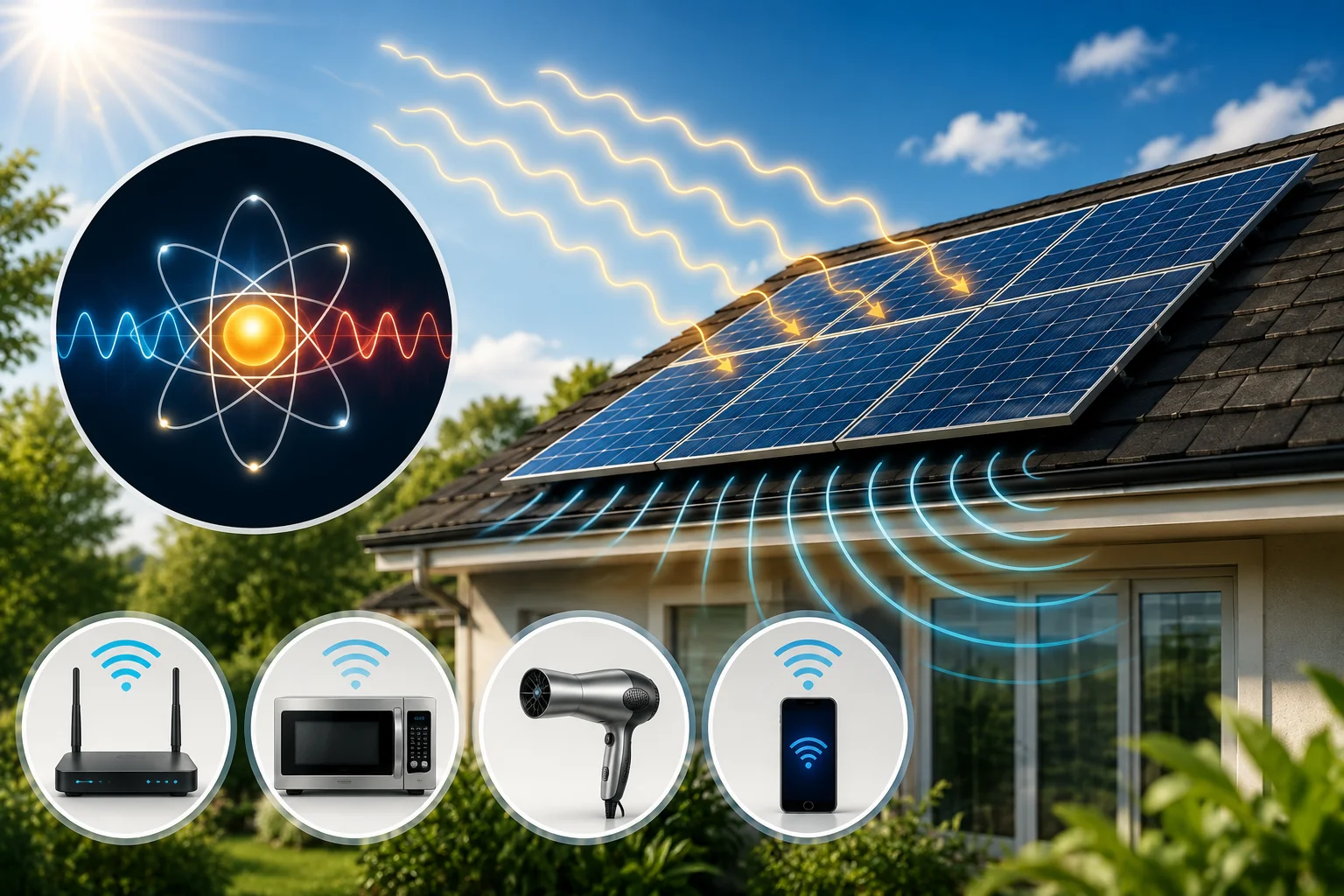 What Kind of Radiation Solar Panels Produce