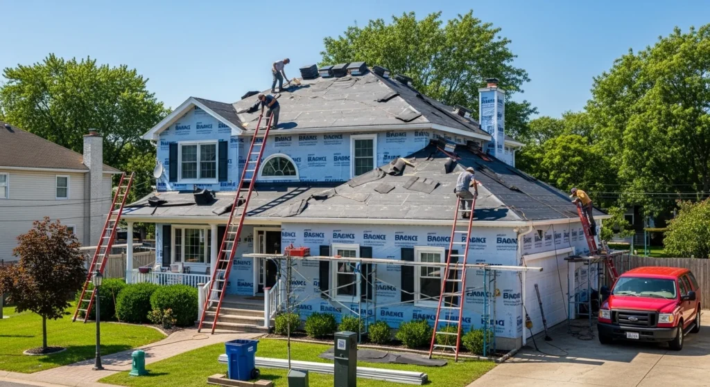 residential roofing installation contractor