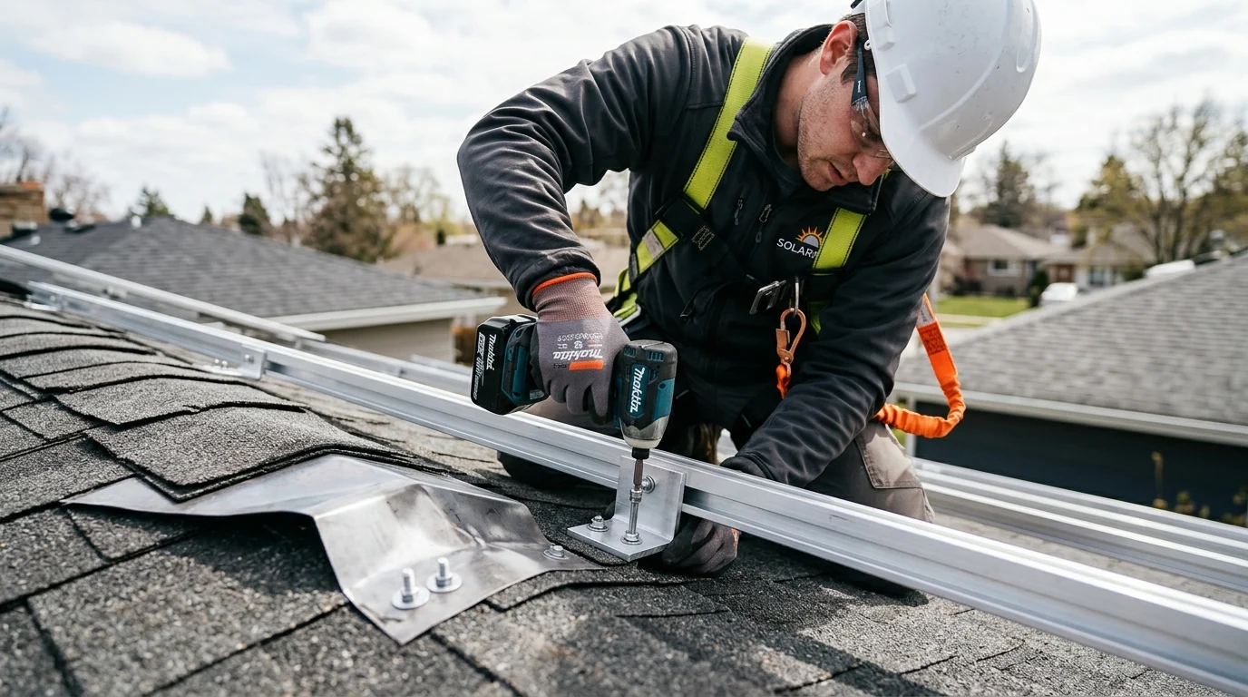 How Solar Panels Are Mounted on Residential Roofs
