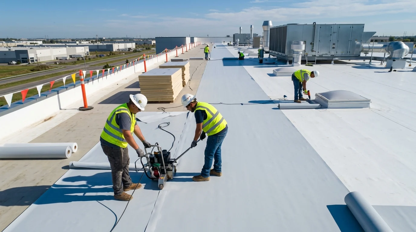 flat roofing Center Moriches​
