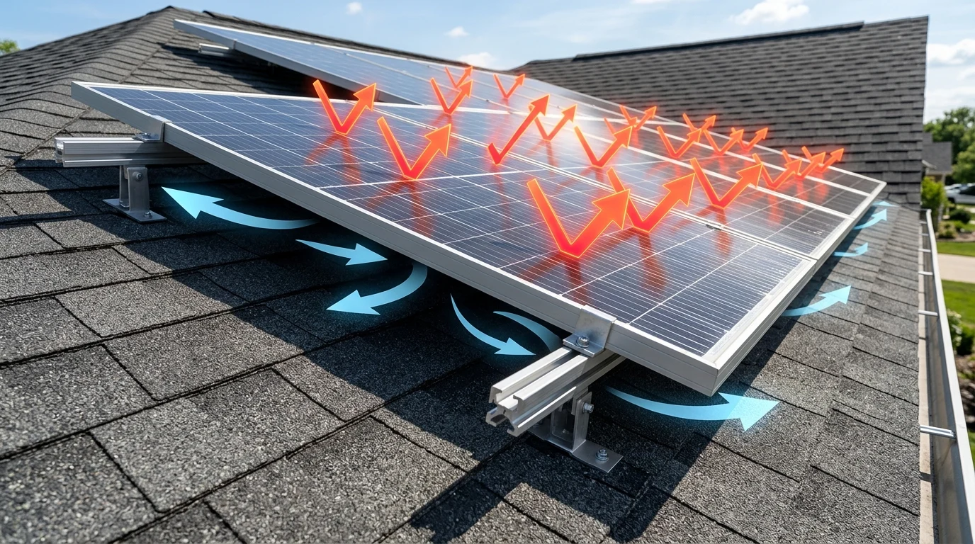 How Solar Panels Affect Roof Temperature