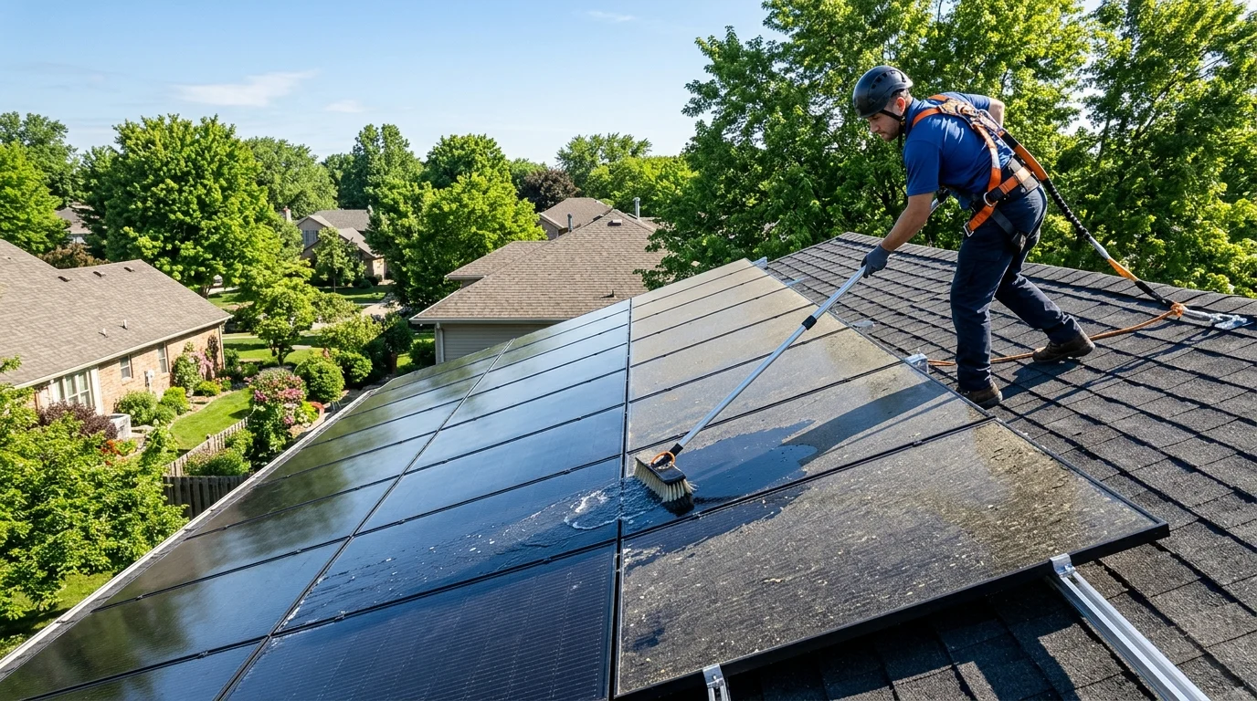 Keeping Solar Panels Clean for Better Output