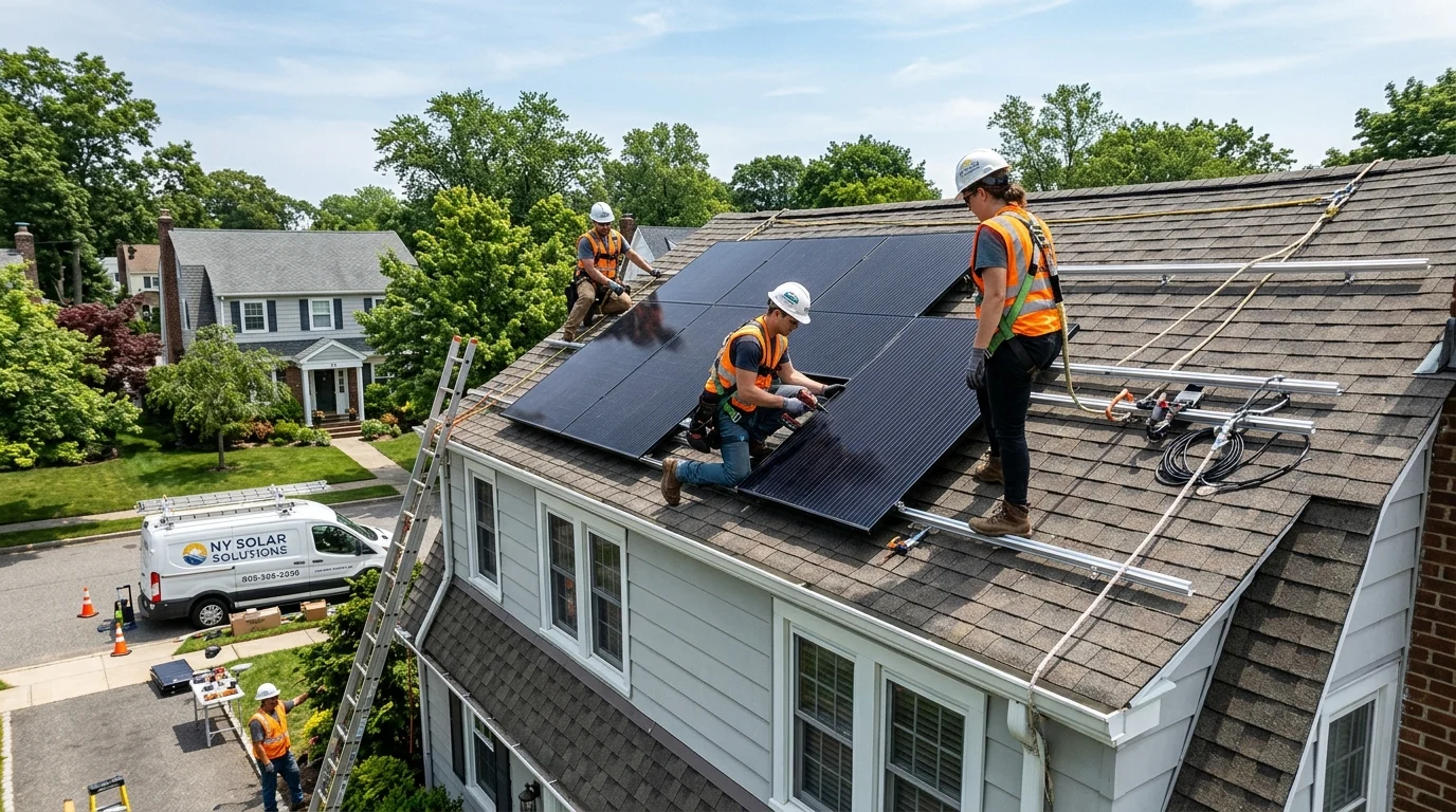 Stewart Manor residential solar