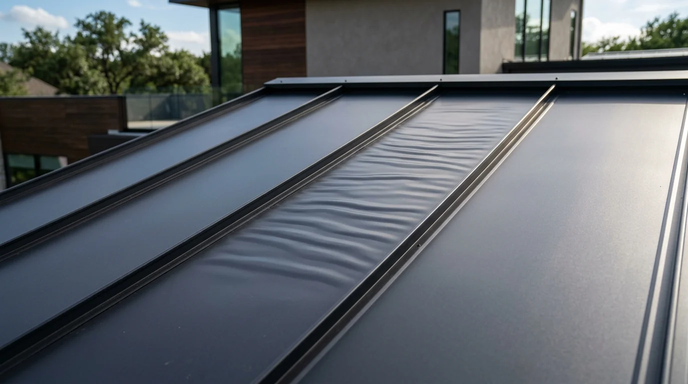 What Is Oil Canning on a Metal Roof