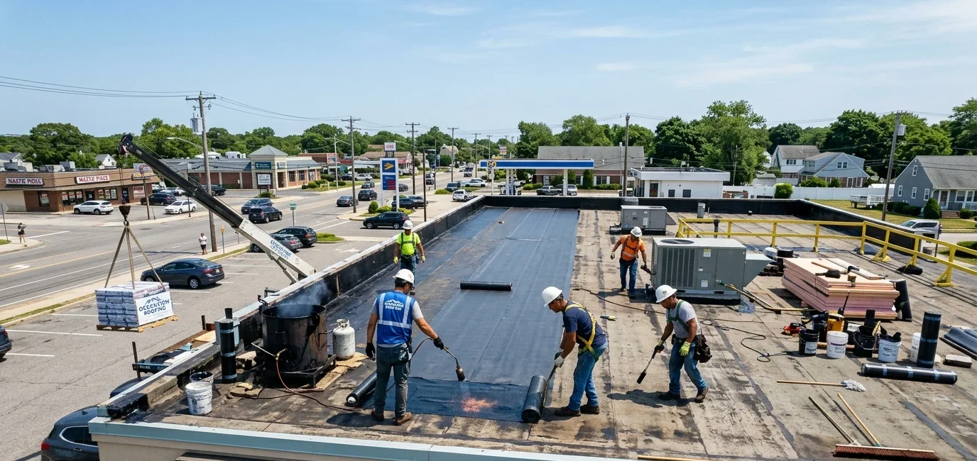roof repair mastic beach