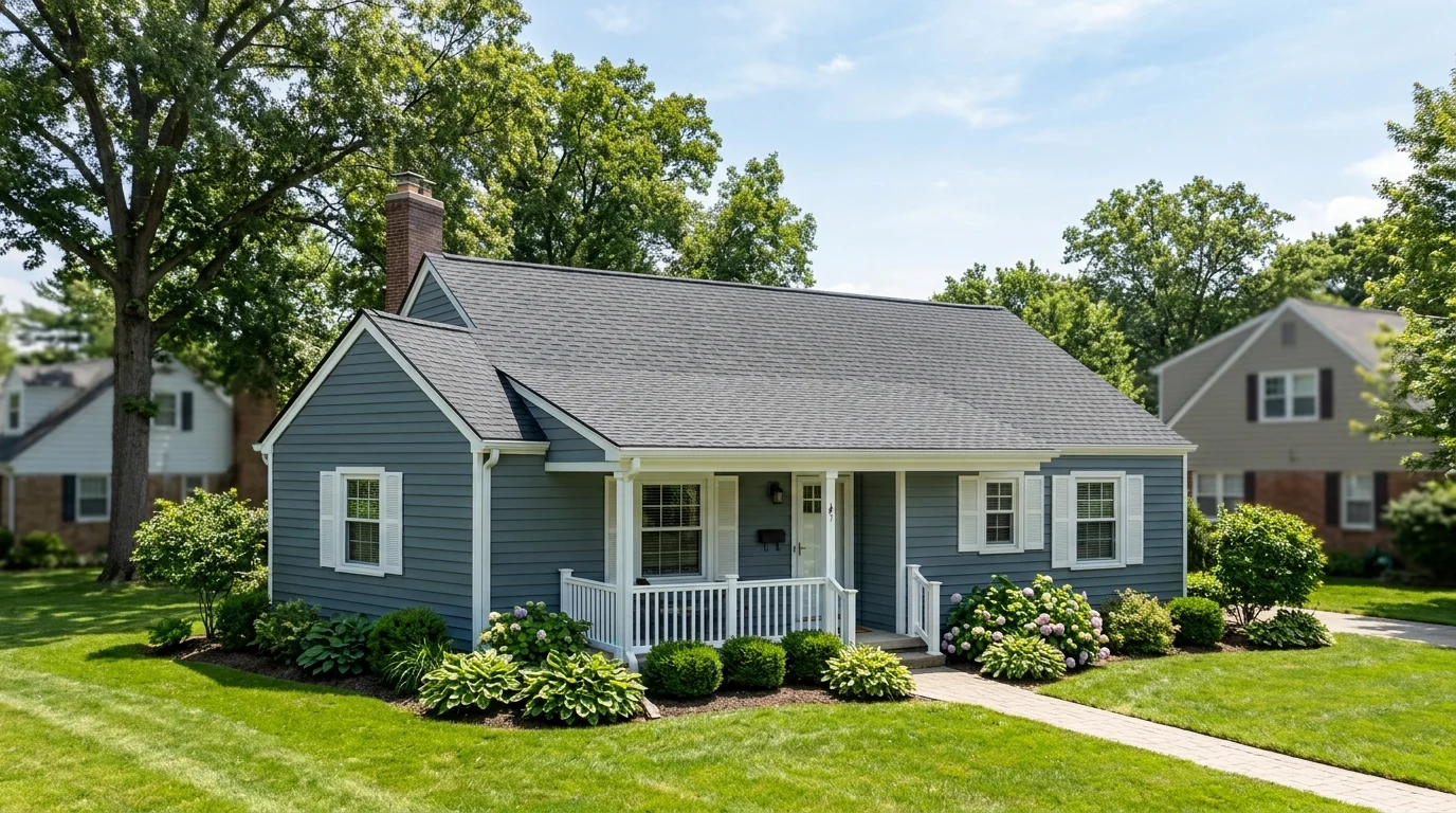 Cape Cod style house in west babylon after
