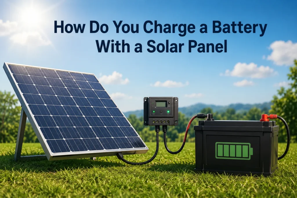 How Do You Charge a Battery With a Solar Panel