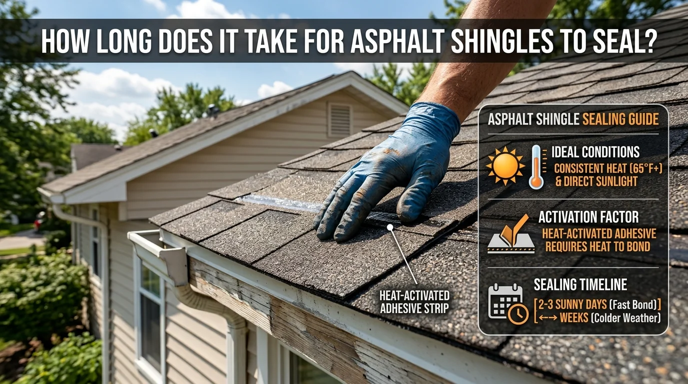 How Long Does It Take for Asphalt Shingles to Seal
