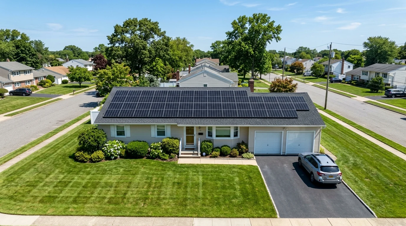 Plainview Ranch Home 22-Panel Solar Installation