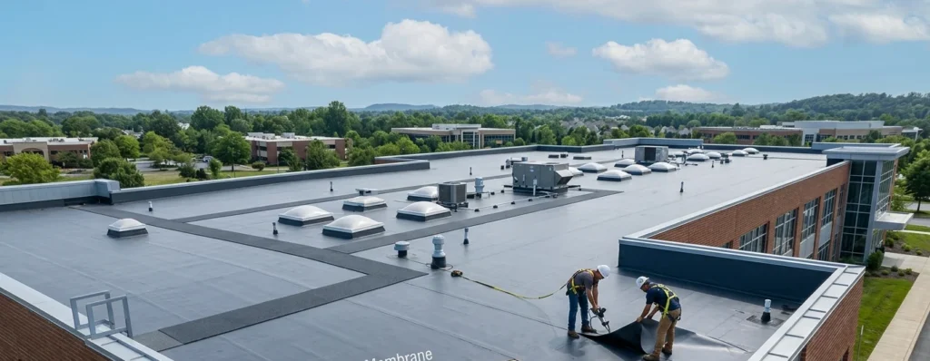 flat roofing system