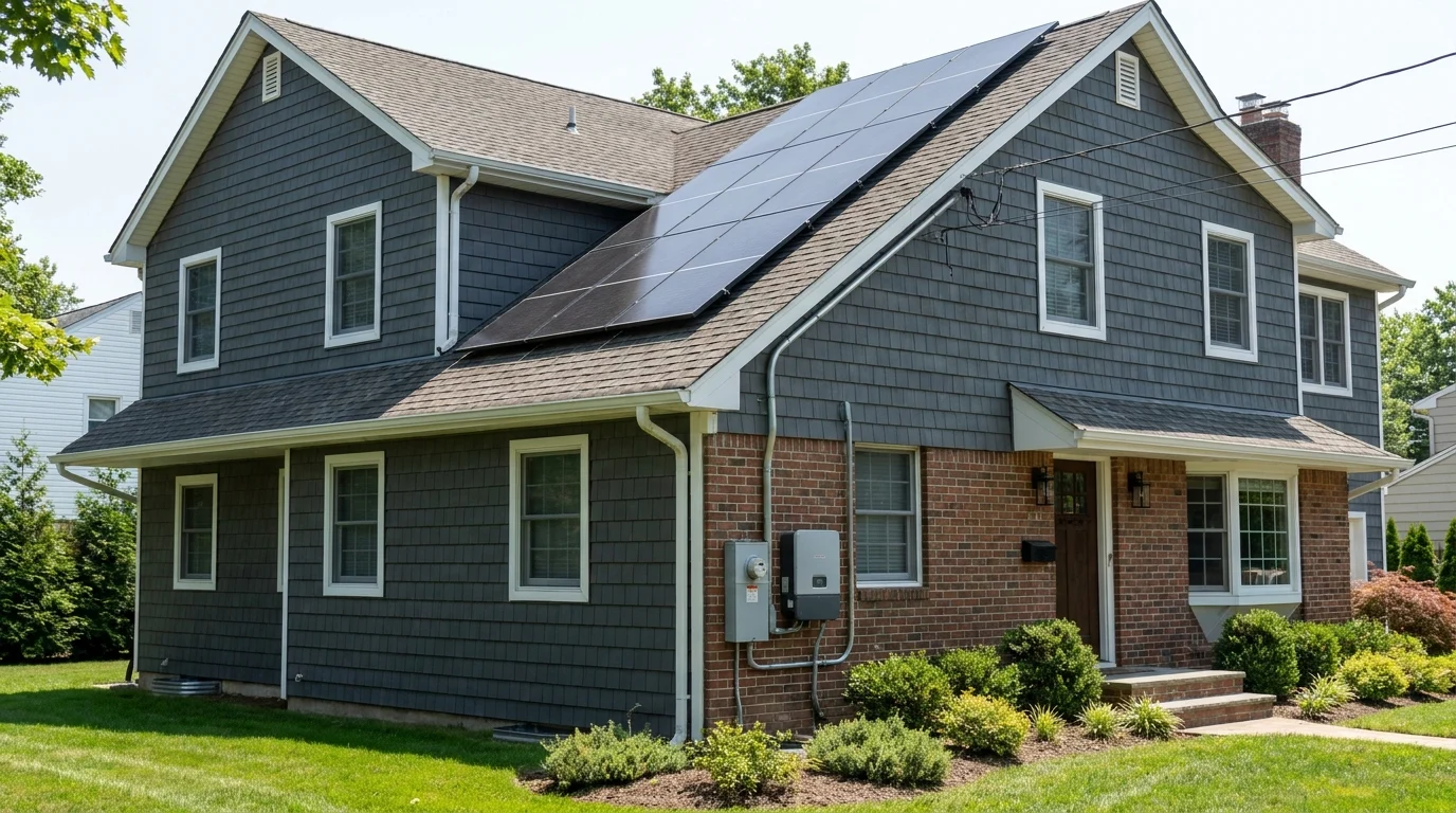 Residential solar panel installation Baldwin NY