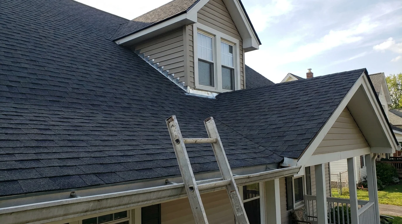 Multi-Section Roof on an Expanded Cape Near Great Neck Road
