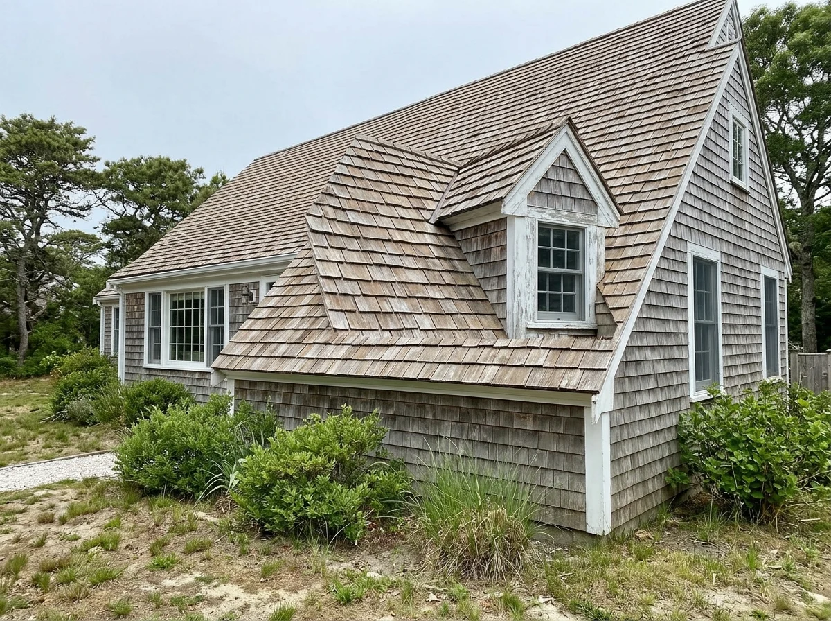 Cedar shake roof